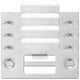 thumbnail image 1 of 4 cerrojos de seguridad: guía de acero inoxidable para puertas de madera - Cerradura para casa y oficina, 1 of 4