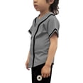 thumbnail image 2 of Lappel Kids Baseball & Softball Button Down Jersey for Children Sports & League Team Uniforms Hipster Shirts Made in USA, 2 of 4