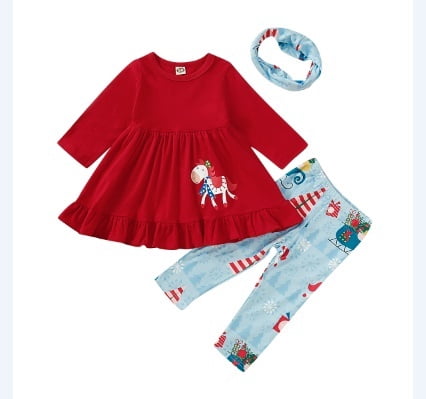 baby girl first christmas clothes