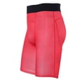 thumbnail image 5 of ATTOE Leggings de Basketball pour Hommes Compression Entraînement Physique Gym Short de Sport (Rouge m)-0814, 5 of 5