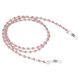 thumbnail image 1 of Qarigey Cadena de sujeción para gafas, gafas de lectura, gafas de sol, cuerda con cuentas, correa para gafas, decoración Cadenas y cordones para anteojos Rosado Qarigey AP000292-05, 1 of 6