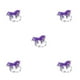 thumbnail image 3 of Minnieouse Anillos de humor termocrómico unicornio no fácil de romper moda Retro temperatura cambiable joyería fiesta pequeño dinosaurio Poni / Unicornio 5piezas, 3 of 6