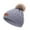 Grey, variant on TAmten Baby Beanie Hat, Infant Newborn Toddler Winter Warm Knit Cap for Little Boys Girls, Winter Warm Hat(Khaki,1-11 Years)