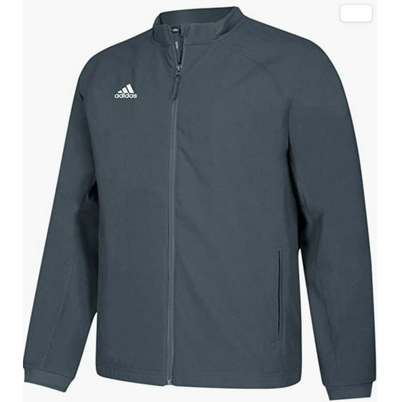 6785 Adidas Mens Climawarm Fielder's Choice Full-Zip Warm Jacket Grey S