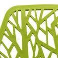 thumbnail image 5 of LeisureMod Modern Asbury Dining Side Chair With Chromed Legs in Green Set of 2, 5 of 10