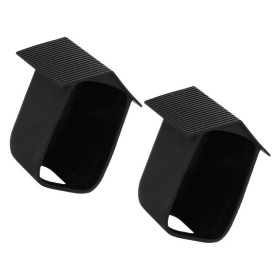 RENACLIPY Renaclipy Security Camera Cover, Durable Silicone, Weather Protection, Black 2Pcs