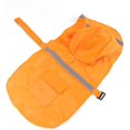 thumbnail image 3 of Chubasquero con capucha impermeable ajustable para perros, chaqueta reflectante para la lluvia para perros, ropa de lluvia para perros pequeños, medianos y grandes XL, naranja, 3 of 5