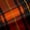 Orange, variant on Castle Fairy Plaid Stripes Black Out Curtains,Vintage Curtains Pack of 2 (42x63 Each)