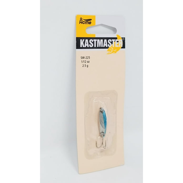 Acme Tackle Kastmaster Fishing Lure Spoon Chrome Neon Blue 1/12 oz. 