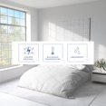 thumbnail image 4 of Kotton Culture Striped Twin Duvet Cover White 100% Egyptian Cotton with Zipper & Corner Ties Breathable All Season 600 Thread Count Soft Sateen Weave Comforter Cover (Twin/Twin XL, White), 4 of 6