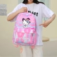 thumbnail image 3 of 3Pcs/set Sanrio Hello Kitty Teenage Girl Casual Schoolbag Large Capacity Backpack Cute Bookbag Adjustable Strap for Kid Travel, 3 of 5