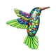 thumbnail image 1 of Adorno de pared de colibrí de metal | Escultura para valla de jardín exterior | Decoración colgante de pájaros para el hogar, patio, jardín | Adorno de pared de pájaros de metal decorativos, 1 of 3