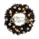 thumbnail image 2 of Fiudx Corona Navideña con Luces Led, Pvc, Ideal para Interiores y Exteriores, Multiusos, Ideal para Puertas, Ventanas, Hogar y Oficina. Tamaño: 30 X 30 Cm., 2 of 6