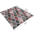 thumbnail image 3 of Red and Black Ethnic Geometric Pattern Blanket,Comfortable Soft Lamb Wool Throw Blanket,All Season,Warm Lightweight Blankets for Sofa Bed Couch Living Room Chair,50"x60", 3 of 4