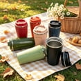 thumbnail image 6 of Aquaphile 12oz Coffee Mug to Go Stainless Steel Thermos Double Wall Insulated Coffee Cup Reusable Travel Mug with Leak Proof Lid,Black, 6 of 8