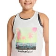thumbnail image 2 of Justice Girls J-Sport Mesh Detail 2-Fer Tank Top, Sizes XS-XLP, 2 of 4