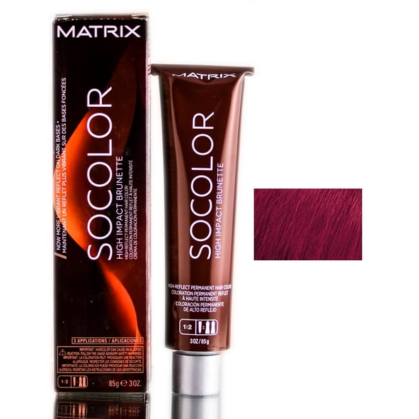 Matrix SoColor High Impact Brunette Perm Haircolor - RR Red Red - Pack of 3 with Sleek Comb Matrix SoColor High Impact Brunette Perm Haircolor - RR Red Red - Pack of 3 with Sleek Comb