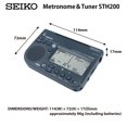 thumbnail image 4 of Sintonizador de metrónomo SEIKO STH200B con volumen alto para banda de música, 4 of 4
