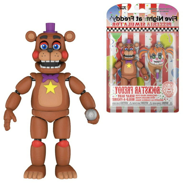 FNAF Figure Collection Rockstar Freddy Toys - AliExpress