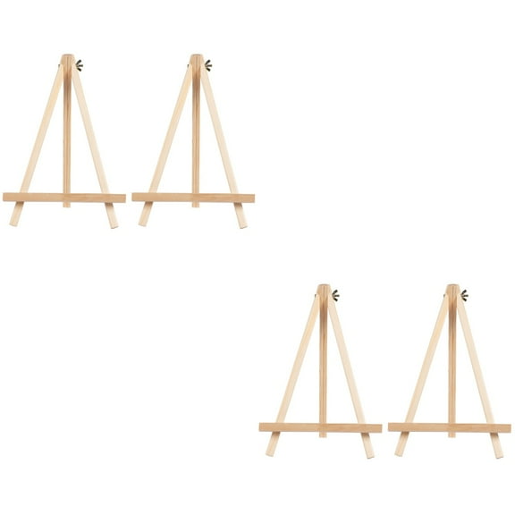 2 Count Canvas Easel Wedding Sign Easel Picture Table-top Easel Child 24X18X2CM