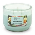 thumbnail image 2 of Mainstays Melon Medley Scented 3 Wick Candle, 11.5 oz., 2 of 6