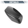thumbnail image 3 of Cubierta de tapa de espejo lateral del conductor y pasajero de Unique Bargains para BMW E60 E61 par de fibra de carbono negra, 3 of 7