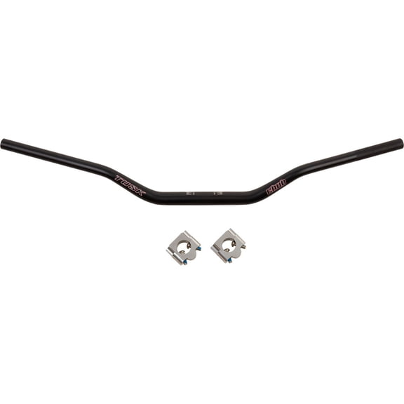 Tusk Universal Big Bar Clamp and Bar Kit Tusk Chub Big Bar YZ Bend Black For Yamaha BW80 Big Wheel 1986-1990