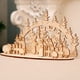 thumbnail image 1 of Fiudx Adornos de Rompecabezas de Madera, Decoración Navideña Tridimensional Diy, Artesanía Hecha a Mano, Ideal para Árbol, Pared, Puerta, Ventana, Regalo Perfecto para La Familia, Tamaño 21 X 11 X 11, 1 of 5