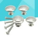 thumbnail image 4 of EeaseMX 20 pomos redondos de aleación de zinc para cajones, puertas de vidrio, con tornillos para gabinetes, muebles, cocinas y decoración del hogar (plateados)., 4 of 7