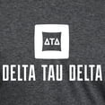 thumbnail image 3 of CafePress - Delta Tau Delta White Stacked Signature T Shirt - Mens Tri-blend T-Shirt, 3 of 4