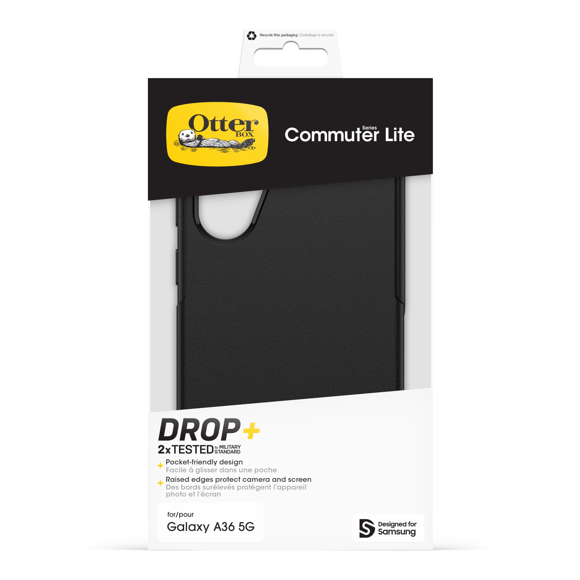 OtterBox Commuter Series Lite Case for Samsung Galaxy A36 5G - Black