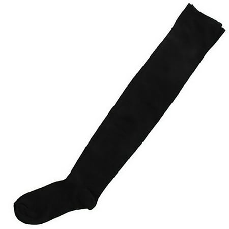 

JunDanmall 1 Pair Thigh High Socks Japanese Style Attractive Cotton Women Long Boot Stocking for Daily Wear