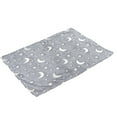 thumbnail image 1 of Manta Luminosa De 1,5x2m, Franela De Doble Cara, Diseño De Estrella Y Luna, Suave Que Brilla En La Oscuridad Para Niños, Fibra De Poliéster, Ligera, 1 of 7