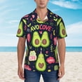 thumbnail image 4 of Haiem Avocado Love Printed Hawaiian Shirt for Men - Men’s Casual Beach Summer Shirts - Stretch Fabric with Modern Fit-Medium, 4 of 9