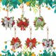 thumbnail image 3 of Llavero con Diamante Taladro Hugtrwg 6 Uds Lazo Navideño Creativo Doble cara, 3 of 9