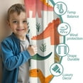 thumbnail image 3 of Blackout Kids Curtains,Cute Dinosaur Pattern Childrens Insulated Curtains Set Of 2,Bedroom Essentials,Toddler Room Decor 42x54in(106x137cm), 3 of 4