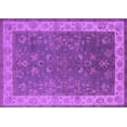 thumbnail image 1 of Ahgly Company Indoor Rectangle Oriental Purple Traditional Area Rugs, 7' x 10', 1 of 4