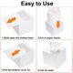 thumbnail image 4 of Cubierta para caja de pañuelos Uxcell con base Soporte cuadrado para pañuelos de acrílico Dispensador de papel para pañuelos faciales, 4 of 6