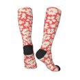 thumbnail image 4 of Balery Beige Flowers Fun Novelty Socks Men'S Women'S Crew Socks Funny Crazy Novelty Socks Quirky And Cool Socks, 4 of 9