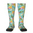 thumbnail image 1 of Fotbe Cute Pineapples Calcetas Divertidas Estampadas para Hombre y Mujer, Calcetas de Algodón hasta la Rodilla para Caminar, Correr, Enfermería y Embarazo, 1 of 6