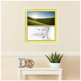 thumbnail image 2 of ArtToFrames Collage Photo Picture Frame with 2 - 10x20" Openings, Framed in White with Canary and Black Mats (CDM-3966-1579), 2 of 8
