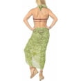 thumbnail image 2 of HAPPY BAY Women's Cover up Wraps Summer Cover-up Bikinis Pareos Beachwear Sarong Coverups Pareo Swimwear Beach Party Skirt for Women One Size Shamrock Forest, Allover, 2 of 4
