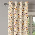 thumbnail image 3 of Ambesonne Grommet Curtain, , 50"x96", Champagne Maroon Orange, 3 of 5
