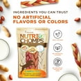 thumbnail image 6 of Nutri Chomps Premium Rawhide-Free Braided Dog Chews, Chicken, Peanut Butter & Milk Flavor, 6 Inch, 4 Count, 6 of 7