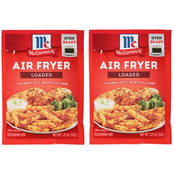 McCormick Air Fryer Garlic Parmesan Seasoning Mix, 1.25 oz Mixed Spices & Seasonings Pack of 2