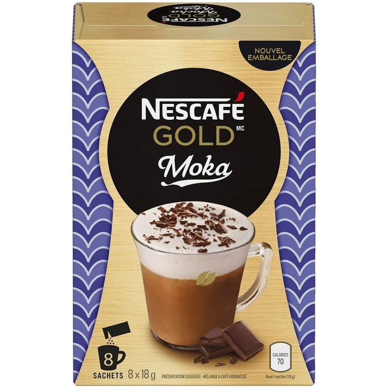 NESCAFÃ‰ Mocha Cappuccino Instant Coffee Mix, 48 Sachets