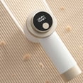 thumbnail image 5 of Rechargeable Fabric Shaver for Clothing with Smart LED Display, 2026 New 2 in 1 Suction and Shave Technology Clothes Shaver, Lint Shavers with 3 Speeds for Clothes,Couch,White silver, 5 of 5