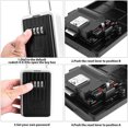 thumbnail image 5 of Jinsinto Key Box Storage 4-Digit Metal Password Padlock Holder Anti-theft Door Hanging Combination Lock Organizer for Security Indoors, Outdoors, 5 of 5