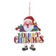 thumbnail image 1 of Bewildely Feliz Navidad placa de la puerta delantera cartel colgante decoración ornamento fiesta decorativa hogar salón dormitorio centro comercial Kits de decoración para fiestas Papá Noel Bewildely HA069299-01, 1 of 6