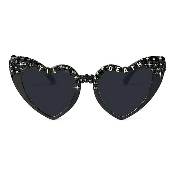 Fun Party Glasses Heart Shape Sunglasses Women's Birthday Party Photo Booth